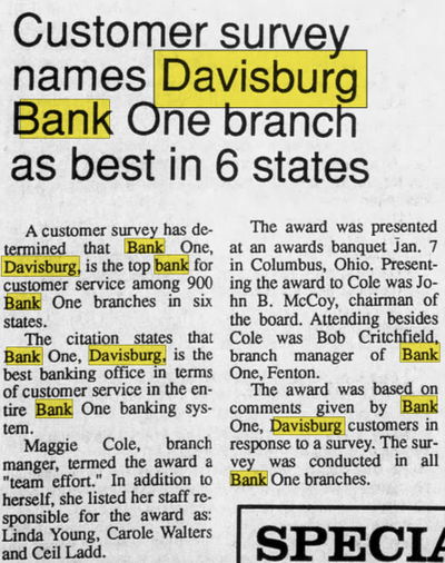 Fountain Square - Jan 23 1992 Article